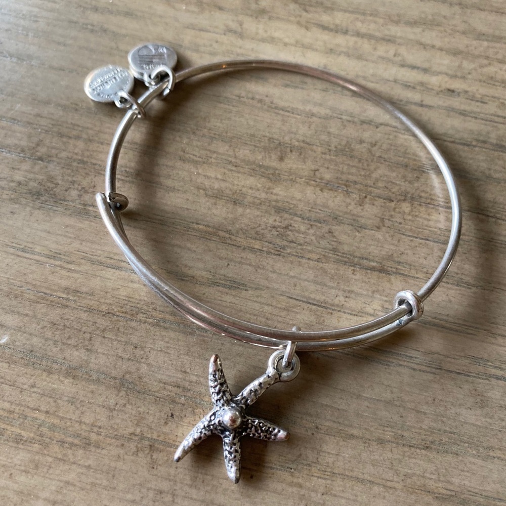 Alex and Ani Starfish Charm Bangle